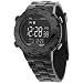 Adidas #ADH1769 All Black Wooster Chronograph Alarm Digital Watch