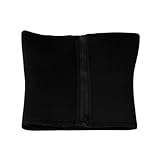 SODIAL(R)Black Weight Loss Body Sculpting Shaper Abdominal Adjustable Waist Belt Fastener