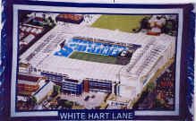 5FT X 3FT TOTTENHAM WHITE HART LANE FOOTBALL WALL RUG/THROW
