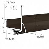 CRL Dark Bronze Anodized U Shape Door Bottom - 31-3/4 (806 mm) by CR Laurence