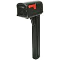 Rubbermaid - Mailbox & Post Combo w/Rear Door