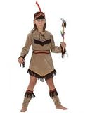 Costume da pellerossa per bambina età 10-13