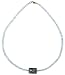 14k Yellow Gold Blue Topaz Roundels and Labradorite Center, 16"