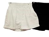 Missy Ladies Micro Fiber Pullon Shorts with 2 Sideseam Pockets (Prepack=48 PCS Solid Color/Assorted Sizes, Each $7.50)