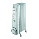 Delonghi EW7707CM ComforTemp Oil-Filled Radiator, Off-White, 13.8 x 9.1 x 25.2