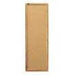 GBC-COMMERCIAL & CONSUMER GRP / QRT300 / Slim Line Bulletin Board, Natural Cork/Fiberboard, 12 x 36, Oak Frame / Sold as 1 EA