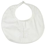 Sarah Louise ivory cross christening bib