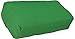 YogaAccessories Supportive Rectangular Cotton Yoga Bolster - Green