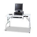 Folding Computer Table - Gray