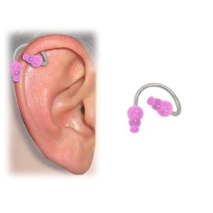 Cartilage Tragus Twister Earrings Beads