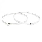 uxcell 燃料　成形　ガス　水管　ホースクランプ　79-203mm 2 個