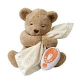 Silkie Slumber Bear Natural Audio Pacifier - Ice Pink