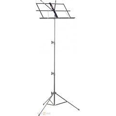 Notenst�nder / Notenstativ Schwarz h�henverstellbar von 95 bis 135 cm - Top Angebot