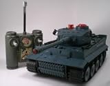 Grey WW2 King Tiger Radio Control Tank With Infra Red Fighting Battle