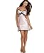 Apparel : Morgan Taylor "Flirting with Romance" Printed Charmeuse Chemise