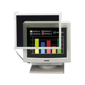CRT Anti-Radiation Glare Filter,16-17 Screen,Platinum. by Compucessory
