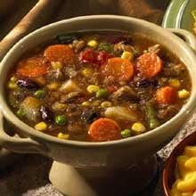 Taste Traditions Vegetable Beef Soup - 8 lb. bag, 2 per case