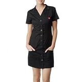 Dickies Girl Betty Ford Dress in Black - Ships in ''24'' Hours!