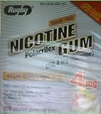 Rugby Nicotine Gum 4mg 100ct. Fruit *Compare to Nicorette Gum*