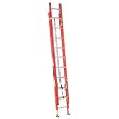 Louisville Ladder FE3228 Fiberglass Extension Ladder 300-Pound Capacity, 28-Feet