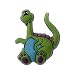 JIBBITZ DINOSAUR SHOE CHARM - O/S - ASSORTED