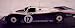 Diecast Model Porsche 962C (1987 Le Mans Winner) in Blue and White (1:43 scale)
