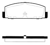 Produkt-Bild: AUTEK Bremsbel&auml;ge hinten MAZDA 6 2.3 2.0 2.3AWD 2.0DI 1.8 323 1.516V 626 2.212V4WD