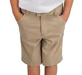 Girls Flat Front Short (Khaki or Navy) School Uniform by French Toast