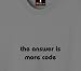 the answer is more code