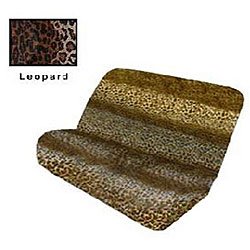Universal-fit Animal Print Bench Seat Cover - Leopard