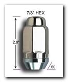 Gorilla Lifetime Stainless Steel Lug Nuts, Duplex Acorn 7/8, 14mm X 1.50, 4 per pkg