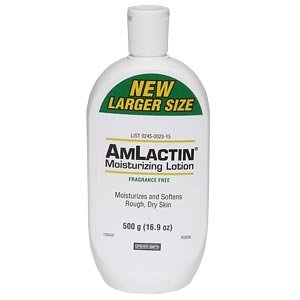 AmLactin 12 % Moisturizing Lotion - 500 g / 16.9 oz (Two Pack)