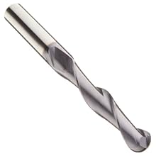 Precision Twist EB6302V Solid Carbide End Mill, TiAlN Coated, 2 Flute, Ball End