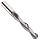 Precision Twist EB6302V Solid Carbide End Mill, TiAlN Coated, 2 Flute, Ball End