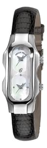Philip Stein Women's 4-F-MOP-ZB Signature Black Lizard Leather Watch by Philip Stein