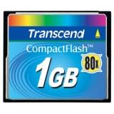Transcend Ultra Speed - Flash memory card - 1 GB - 80x - CompactFlash Card
