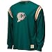 Miami Dolphins Retro Sport Long Sleeve Logo Applique Jersey Crew - Small