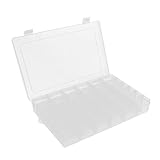 uxcell パーツボックス コンポーネントストレージボックス 収納ボックス 自分設計 電子部品 プラスチック 36グリッド