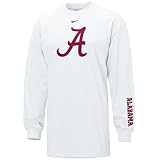 Nike Alabama Crimson Tide White Classic College Long Sleeve T-shirt