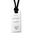 Sterling Silver Diamond Celtic "Mo Anam Cara" Pendant with Heart Detail, 18" (1/20 cttw, J-K Color, I2-I3 Clarity)