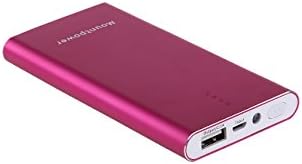 Mountpower 6000mah Brilliant Ultra slim Polymer External Battery Portable USB Charger Power Bank Broad Compatibility, High Capacity, Fast Charging, for Iphone, Ipad, Moto, Htc, Lg, Samsung, Lenovo and Most Other Smartphones(red)