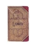 Dollhouse Miniature Antique Ledger Book