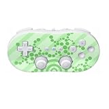 Crop Circles Green Design Nintendo Wii Classic Controller Protector Skin Decal Sticker
