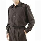 Chemise de service homme noire.