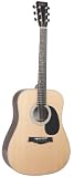 Recording King Contemporary Series I Dreadnought Acoustic Guitar, Solid Mahogany Back & Sides