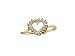 Stunning 10k. Gold Genuine Diamond Heart Ring