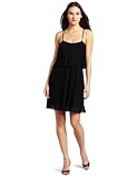 IMAGE OF Kensie Women's Crepe Chiffon Dress, Black, 12