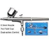 Brand New Durable Air Compressor Dual Airbrush Kit Fake Tattoo Nail Makeup Machine Equipment Device Facility