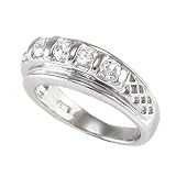 Sterling Silver CZ Promise Ring - size 5