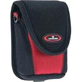 Vanguard Casa 6A Burgundy Camera Pouch with Velcro Flap and Memory Card Pocket